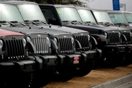 Xe Jeep trưng bày ở Yucca Valley, California, Mỹ. (Nguồn: EPA/TTXVN)