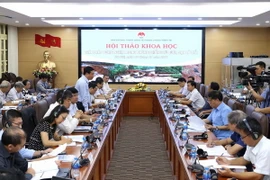 Quang cảnh buổi hội thảo. (Ảnh: Vũ Sinh/TTXVN)