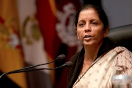 Bộ trưởng Quốc phòng Ấn Độ Nirmala Sitharaman. (Nguồn: AFP/TTXVN)