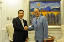 Ông Nguyễn Đức Lợi, Ủy viên Trung ương Đảng, Tổng Giám đốc Thông tấn xã Việt Nam phát biểu tại buổi lễ tôn vinh Chủ tịch Hồ Chí Minh. (Ảnh Lê Hà/TTXVN)