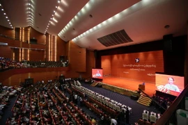 Toàn cảnh Hội nghị Hòa bình Panglong thế kỷ 21 lần thứ 3 diễn ra tại Nay Pyi Taw, Myanmar. (Nguồn: THX/TTXVN)
