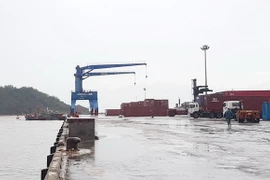 Cảng Cửa Lò đã hoạt động trở lại bình thường. (Ảnh: Nguyễn Oanh/TTXVN)