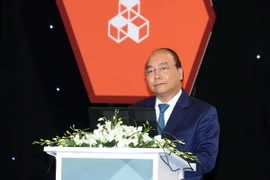 Thủ tướng Nguyễn Xuân Phúc phát biểu chỉ đạo tại hội nghị. (Ảnh: Thống Nhất/TTXVN)