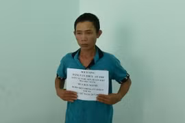 Đối tượng Đặng Văn Thùy. (Ảnh: Thái Thuần/TTXVN)