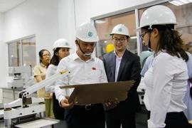 Hệ thống xử lý nước thải của Nhà máy Giấy Lee & Man Việt Nam. (Ảnh: Duy Khương/TTXVN)