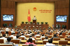 Quang cảnh phiên họp Quốc hội. (Ảnh: Doãn Tấn/TTXVN)