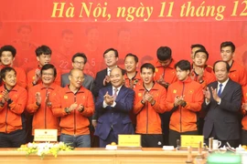 HLV Park Hang Seo sẽ vinh dự nhận Huân chương Lao động hạng Nhì từ Thủ tướng Chính phủ. (Ảnh: TTXVN) 