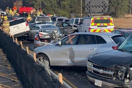 Hiện trường vụ tai nạn. (Nguồn: foxnews)