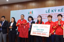 Đội tuyển bóng đá nữ Việt Nam được 'tiếp sức,' hướng tới World Cup