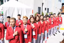 Lễ thượng cờ của đoàn thể thao Việt Nam tại SEA Games 30