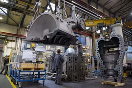 Kinh tế EU bị ảnh hưởng bởi sử giảm tốc của thương mại toàn cầu. (Nguồn: EPA)