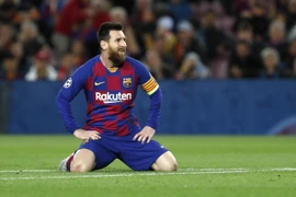 Messi và đồng độii 'bất lực' trước Slavia Prague. (Nguồn: Getty Images)