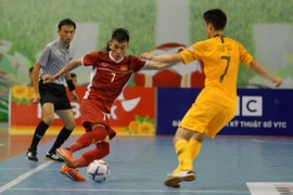 Việt Nam đánh bại Australia tại giải Futsal Đông Nam Á 2019. 