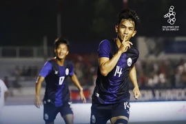 U22 Campuchia thắng tưng bừng trước U22 Timor Leste.