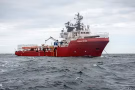 Tàu cứu hộ Ocean Viking. (Nguồn: dpa)