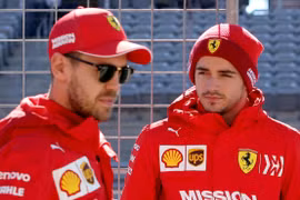 Sebastian Vettel và Charles Leclerc. (Nguồn: Getty Images)