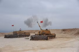 Lực lượng quân sự Thổ Nhĩ Kỳ tại Syria. (Nguồn: THX/TTXVN)