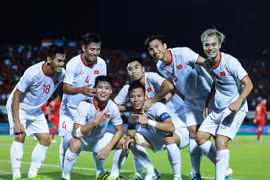 Đội tuyển Việt Nam kết thúc năm 2019 ở ngôi số 1 Đông Nam Á. (Ảnh: Vietnam+)