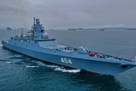 Chiến hạm Đô đốc Gorshkov của Hạm đội phương Bắc. (Nguồn: TASS)