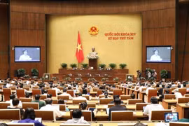 Toàn cảnh phiên họp Quốc hội. (Ảnh: Văn Điệp/TTXVN)