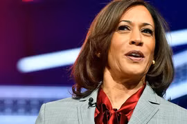 Bà Kamala Harris tuyên bối rút khỏi cuộc tranh cử. (Nguồn: AP)