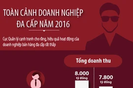 [Infographics] Bức tranh toàn cảnh doanh nghiệp đa cấp năm 2016