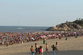 Bãi biển Sầm Sơn. (Ảnh: Duy Hưng/TTXVN)