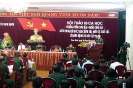 Quang cảnh Hội thảo. (Ảnh: Nguyễn Lành/TTXVN)