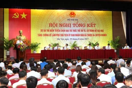 Quang cảnh hội nghị. (Ảnh: Doãn Tấn/TTXVN)