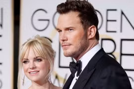 Nam tài tử Chris Pratt và vợ là người đẹp Anna Faris. (Nguồn: Reuters)
