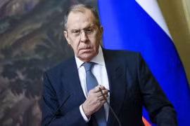 Ngoại trưởng Nga Sergei Lavrov. (Nguồn: AP) 