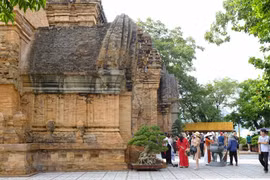 Di tích Tháp Bà. (Ảnh Đặng Tuấn/TTXVN) 
