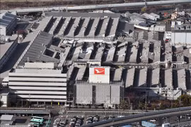 Nhà máy của hãng ôtô Daihatsu tại Ikeda, Osaka, Nhật Bản. (Ảnh: Kyodo/TTXVN) 