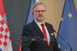Thủ tướng Séc Petr Fiala. (Ảnh: AFP/TTXVN)