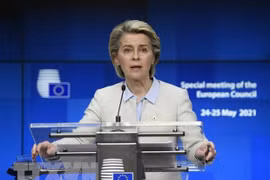 Chủ tịch Ủy ban châu Âu (EC) Ursula von der Leyen. (Ảnh: AFP/TTXVN) 