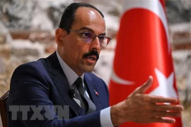 Người phát ngôn Phủ Tổng thống Thổ Nhĩ Kỳ, ông Ibrahim Kalin. (Ảnh: AFP/TTXVN) 