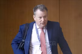 Bộ trưởng phụ trách Brexit của Anh, ông David Frost. (Ảnh: AFP/TTXVN)