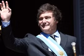Tổng thống Javier Milei. (Nguồn: AFP)