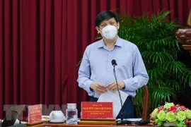 Bộ trưởng Bộ Y tế Nguyễn Thanh Long. (Ảnh: TTXVN phát)