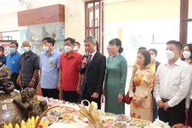 Quang cảnh buổi lễ. (Ảnh: TTXVN phát)