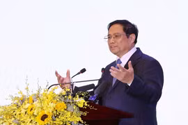 Thủ tướng Phạm Minh Chính phát biểu tại Diễn đàn Đầu tư Đà Nẵng năm 2022. (Ảnh: Dương Giang/TTXVN)