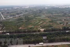 Tuyến vành đai 4 . (Ảnh: Huy Hùng/TTXVN) 