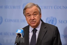 Tổng thư ký Liên Hợp Quốc Antonio Guterres (Ảnh: AFP/TTXVN)