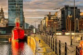 Thành phố cảng Liverpool.(Nguồn: Wanderlust)