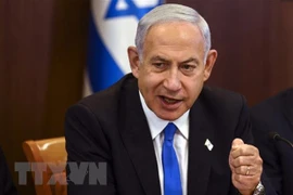 Thủ tướng Israel Benjamin Netanyahu. (Ảnh: AFP/TTXVN) 