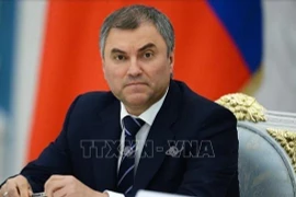  Chủ tịch Duma Quốc gia (Hạ viện) Nga Vyacheslav Volodin. (Ảnh tư liệu: Sputnik/TTXVN)