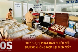 Bản tin 60s: Bán xe không nộp lại biển số sẽ bị phạt bao nhiêu tiền?