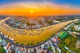 Quang cảnh Thành phố Cần Thơ.(Nguồn: TTXVN)