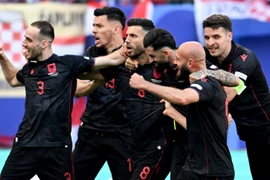 Các cầu thủ Albania.(Nguồn: Sky Sports)