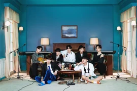 Các thành viên nhóm nhạc BTS. Ảnh: Yonhap/TTXVN